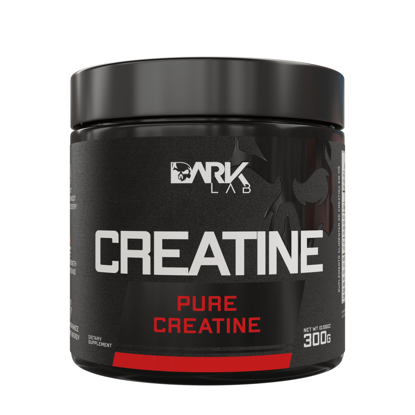 Creatina Pura 100% Monohidratada 300g Dark Lab